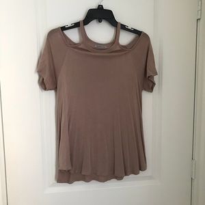 Charlotte Russe Cold Shoulder Top